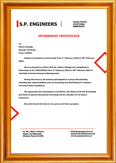 Office Certificate 1